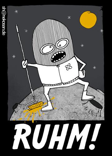 Cartoon: ruhm (medium) by stefan hoch tagged character