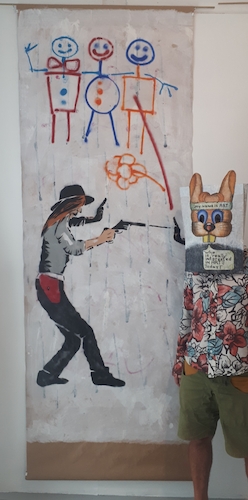 Cartoon: art (medium) by kirti ingerfurth tagged sprayart