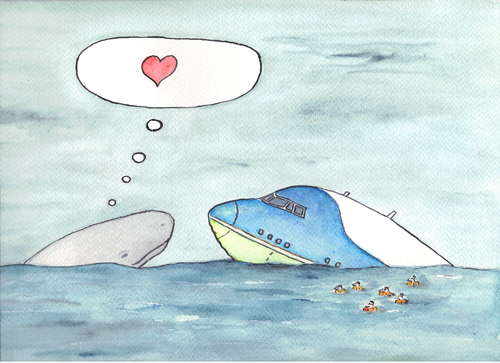 Cartoon: waal (medium) by Slawek11 tagged people,love,aviation