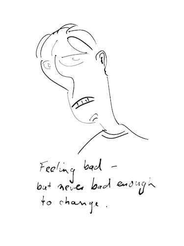 Cartoon: feeling bad (medium) by hurvinek tagged feelings
