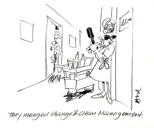 Cartoon: Clean Change (medium) by helmutk tagged business