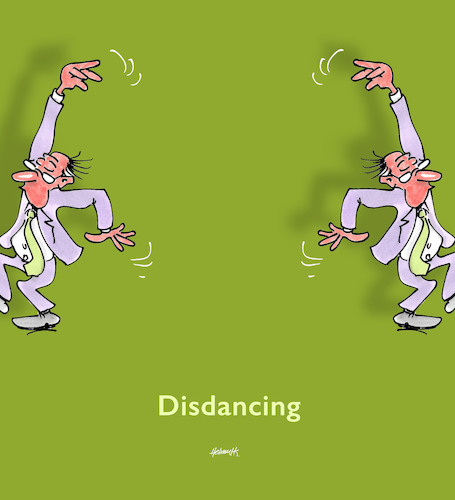 Cartoon: Disdancing (medium) by helmutk tagged culture