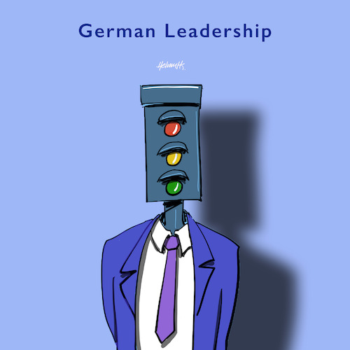 Cartoon: German Democracy (medium) by helmutk tagged polititics