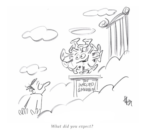 Cartoon: Heaven (medium) by helmutk tagged nature