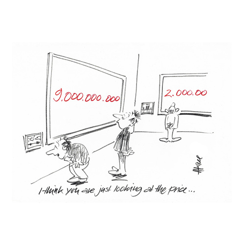Cartoon: Price Art (medium) by helmutk tagged economy,business
