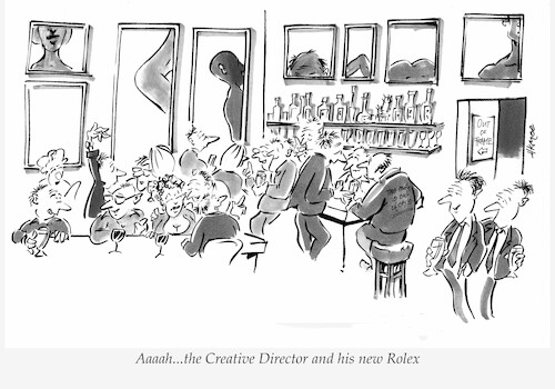 Cartoon: Rolex (medium) by helmutk tagged business