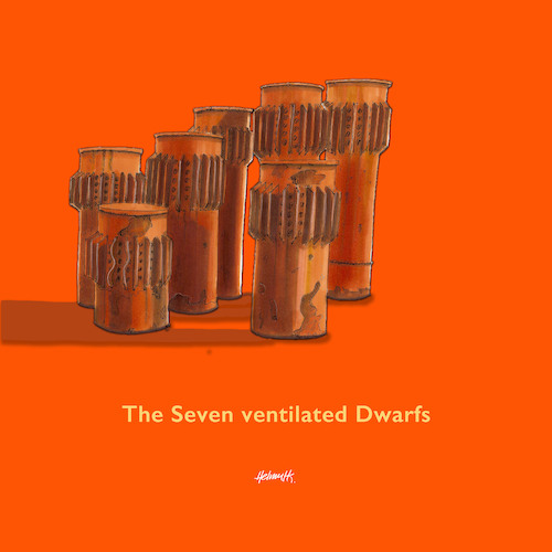 Cartoon: Seven Dwarfs (medium) by helmutk tagged culture