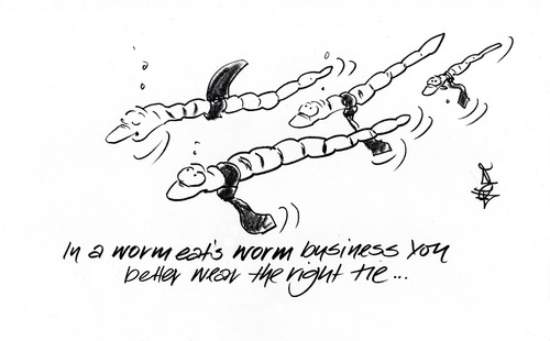 Cartoon: The Right Tie (medium) by helmutk tagged business
