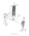Cartoon: The Way Up (small) by helmutk tagged business