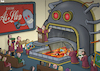 Cartoon: Church of AI (small) by Tjeerd Royaards tagged ai,artificial,intelligence,slop,chucrch,cult,creativity