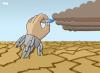 Cartoon: Drought (small) by Tjeerd Royaards tagged drought water climate environment change fresh supply