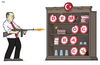 Cartoon: Erdogan Versus Terrorism (small) by Tjeerd Royaards tagged turkey,erdogan,terrorism,terror,ankara