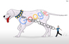 Cartoon: Europe Versus Google (small) by Tjeerd Royaards tagged google,eu,brussels,fine,competition,money,euro,economy