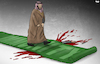 Cartoon: Immunity (small) by Tjeerd Royaards tagged khashoggi,bin,salman,immunity,murder,saudi,arabia