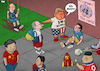 Cartoon: Playground (small) by Tjeerd Royaards tagged playground,bully,trump,putin,ukraine,china,taiwan,israel
