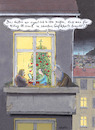 Cartoon: Grafikkarte (small) by woessner tagged alles,digital,cartoons,karikaturen,woessner,killing,mission,weihnachtsfeier,familiär,konflikt,auseinandersetzung,balkon,krise,beziehung,eltern,kind,grafikkarte,weihnachten,computerspiele,geschenk,familie,internet,pc,mac,computerkomponenten,hardware,software,geschwindigkeit,speed,zeremonie,player