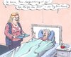 Cartoon: morgendröhnung (small) by woessner tagged morgendröhnung,droge,therapie,haschisch,pflege,patient,alter,krankenschwester,krankenhaus,pflegeheim,euphorie,rausch