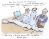 Cartoon: schrampnose (small) by woessner tagged schrampnosewerte,medizin,pc,computer,arzt,abweichung,norm,patient,schlecht,zahlen,fasdasekozillen