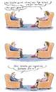 Cartoon: Urlaub von dir (small) by woessner tagged beziehung,streit,urlaub,versöhnung,paar