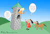 Cartoon: Cosel (small) by a-b-c tagged august,burg,cosel,dresden,gefängnis,gräfin,haar,kerker,kurfürst,könig,märchen,mätresse,prinz,rapunzel,sachsen,sex,stolpen,sächsisch,turm,ungnade,wettin,zopf