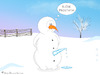 Cartoon: Frostschaden (small) by a-b-c tagged schnee,schneemann,kälte,prostata,tropfen,undicht,männer,urologie,frost,winter