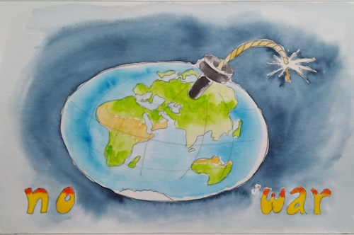 Cartoon: kein  Krieg (medium) by Bubi007 tagged no,war