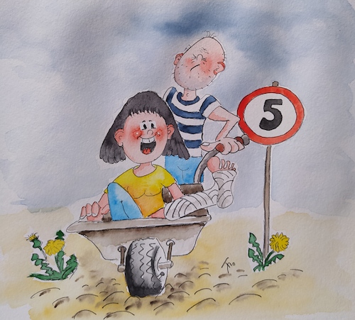 Cartoon: Krankentransport Schein (medium) by Bubi007 tagged gesundheit