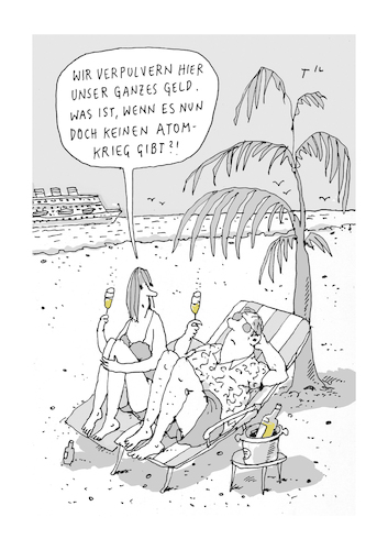 Cartoon: Geld (medium) by Til Mette tagged geld