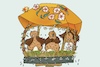 Cartoon: Frühling (small) by Ah-kreativ tagged spatzen,vögel,jahreszeiten,blumen,frühling