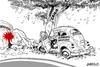 Cartoon: catastrofe (small) by JAMEScartoons tagged crisis,desempleo,economia,choque,caricatura
