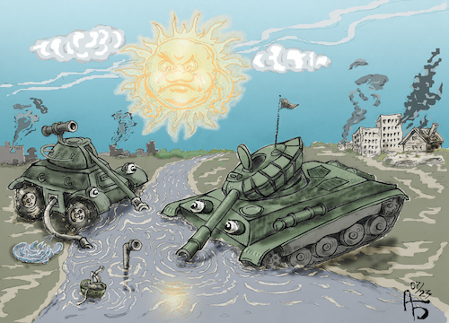Cartoon: Der Wasserfrieden (medium) by Back tagged politics,military,security,conflict,war,politicians,peace,krieg,frieden,pacifism,pazifismus