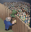 Cartoon: Wohltätigkeit (small) by Back tagged cartoon,reichtum,karikatur,elend,armut,wohltätigkeit,gut,wohltun,hilfe