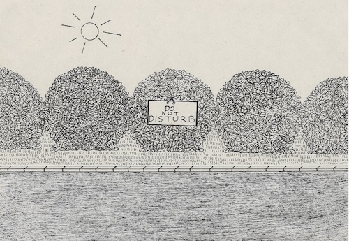 Cartoon: no title (medium) by chakhirov tagged bushes