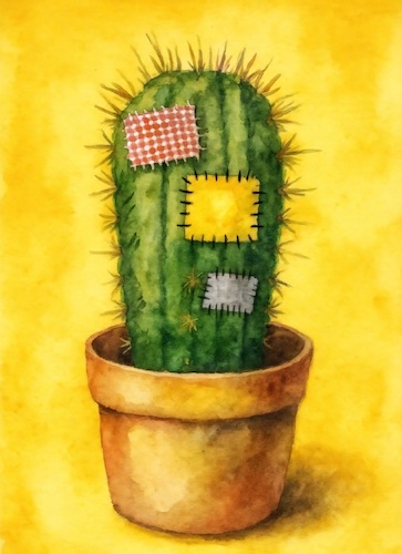 Cartoon: no title (medium) by chakhirov tagged cactus