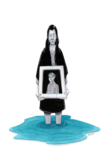 Cartoon: mom (medium) by hamitgis tagged mom