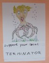 Cartoon: TERMINATOR  ALIEN MONSTER (small) by skätschup tagged were,is,the,yyok,edici,kammerjäger,when,you,need,one