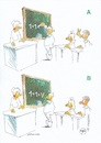 Cartoon: Mathematics lesson (small) by Czeslaw Przezak tagged school math2022