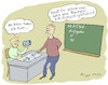 Cartoon: Rechenkästchen (small) by Wackelpeter tagged mathematik,unterricht,math2022