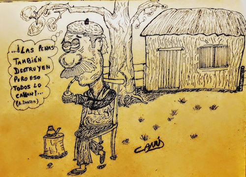 Cartoon: Gaucho mate y pensamientos (medium) by canu2022 tagged mate,gaucho,argentina