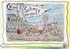 Cartoon: Antike Schriftrolle Nr. 6 (small) by TomPauLeser tagged sänfte,strand,antike,schiffsreisende