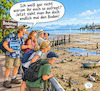 Cartoon: Niedrig (small) by TomPauLeser tagged bodensee,boden,niedrig,dumpfbacke,touristen,sensation,touristensensation,reiseführer,urlaub,mainau,lindau,donauniedrigwasser,wasserpegel,pegelstand,wassermangel,see,fluss