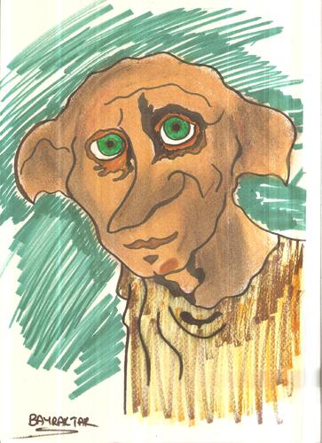 Cartoon: DOBBY (medium) by Seydi Ahmet BAYRAKTAR tagged dobby