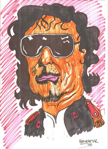 Cartoon: Gaddafi (medium) by Seydi Ahmet BAYRAKTAR tagged gaddafi