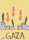 Cartoon: gaza (small) by Seydi Ahmet BAYRAKTAR tagged gaza