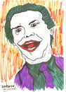 Cartoon: JOKER  Jack Nicholson (small) by Seydi Ahmet BAYRAKTAR tagged joker