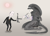Cartoon: helping a friend (small) by Tarasenko  Valeri tagged scholz,germany,ukraine,war,weapons