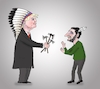 Cartoon: Souvenir for memory (small) by Tarasenko  Valeri tagged trump,zelensky,tomahawk,deal
