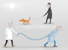 Cartoon: walk (small) by Tarasenko  Valeri tagged walk,morning,sick,orderly