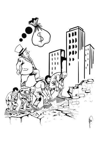 Cartoon: Exploitative Person (medium) by sally cartoonist tagged exploitative,national,elections,international,finances,conflicts,parties,politicians,newspapers,magazines,caricature,cartoon,exploitative,national,elections,international,finances,conflicts,parties,politicians,newspapers,magazines,caricature,cartoon