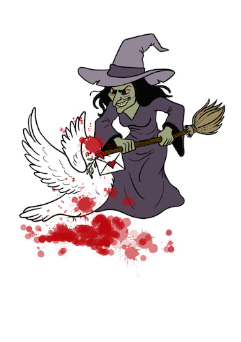 Cartoon: Hate and Violence (medium) by sally cartoonist tagged hate,violence,hate,violence